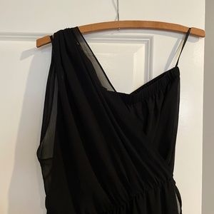 Black mini dress